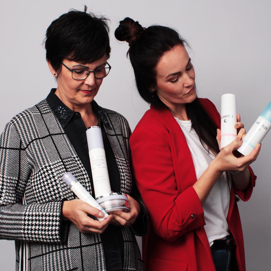 Isabelle Lancray und Dr. Rimpler Produkte
